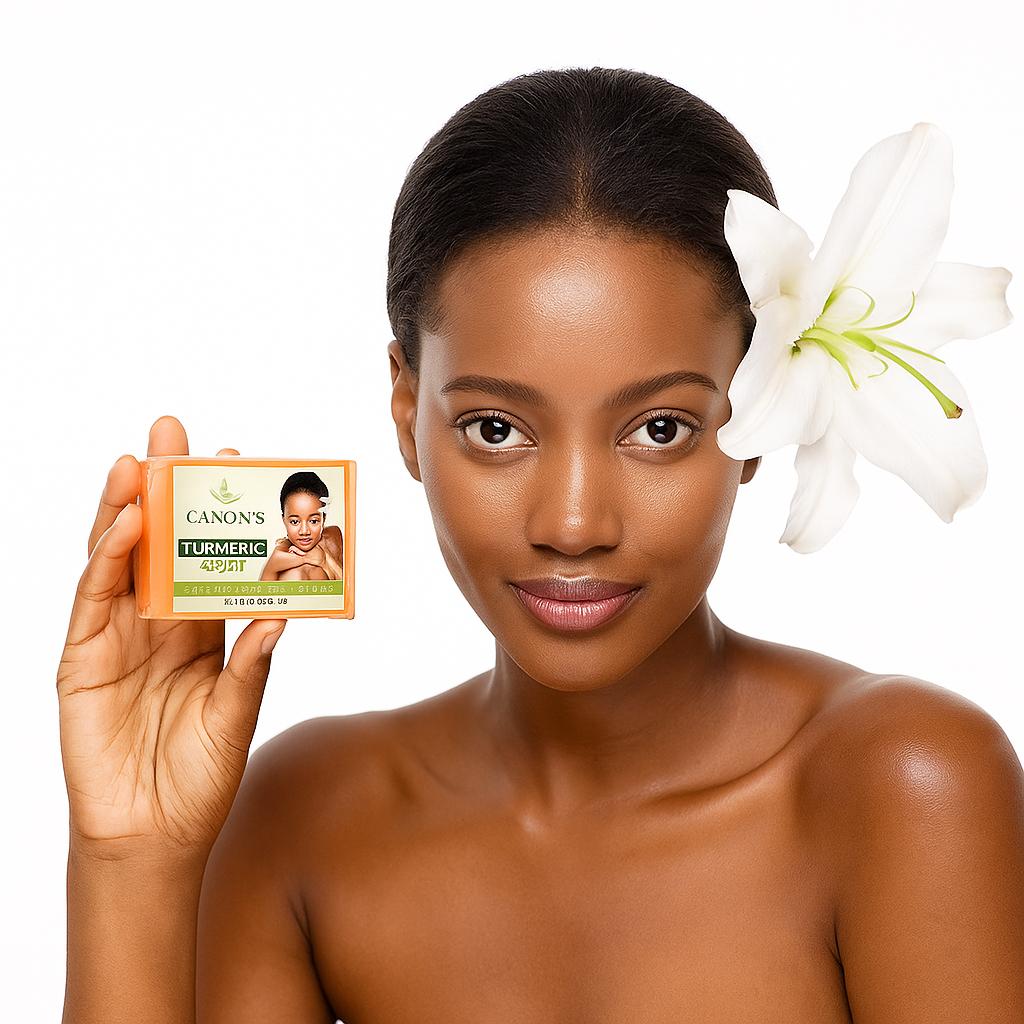 turmeric  soap product 