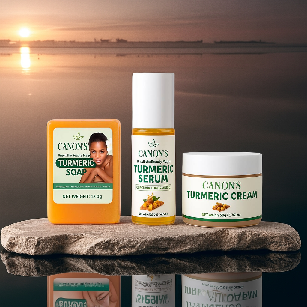 Turmeric skincare products