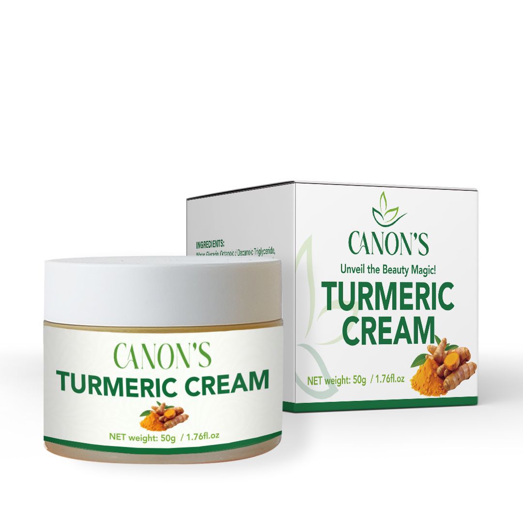 Canon's Turmeric Cream to her face 