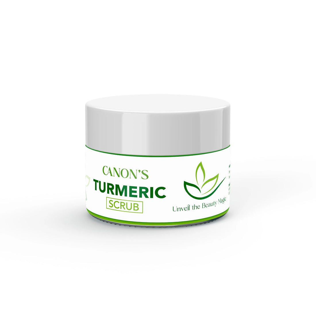 girl with turmeric scrub