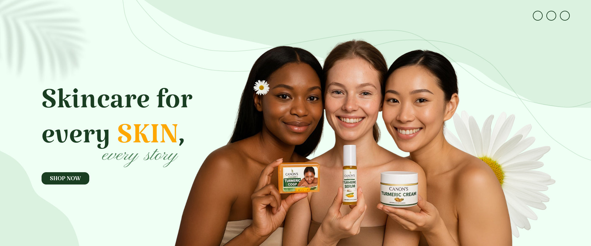 beauty products banner